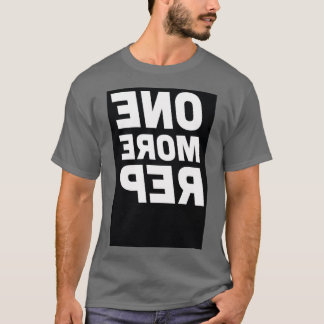 Fitnessbekleidung noch eine Wiederholung Retro T-Shirt