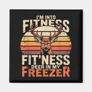 Fitnesshirsch in meinem Zer-Hirschjagd Magnet