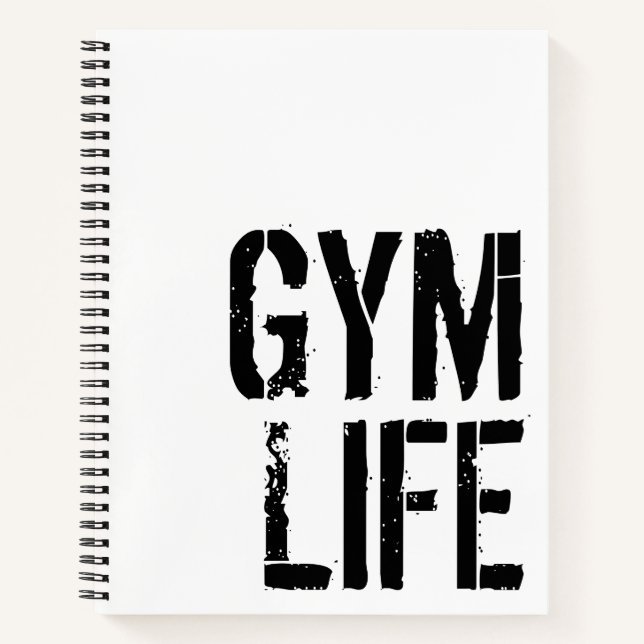 Fitnessleben - notizbuch (Vorderseite)