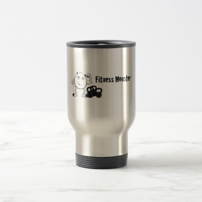Fitnessmonster-Tasse Reisebecher (Mittel)