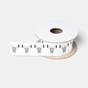 Fitnessmuskel Sloth-Esprit Gewichte Satinband