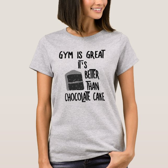 Fitnessraum ist groß T-Shirt (Vorderseite)
