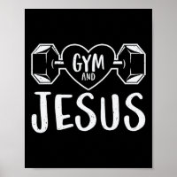 Fitnessraum und Jesus-Gymnastik Fitness Gewichtheb