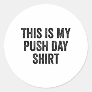 Fitnessstudio Fitness Bodybuilding Dies Ist Mein P Runder Aufkleber