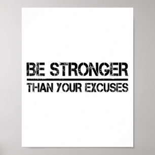 Fitnessstudio Fitness Motivierend Sei Stärker Als Poster