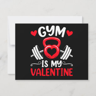 Fitnessstudio ist mein Valentinsherz Fitness-Worko Feiertagskarte