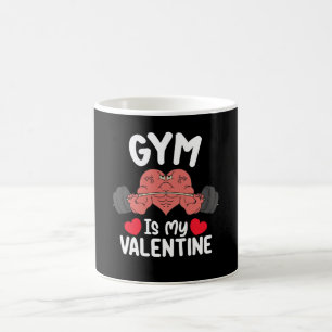 Fitnessstudio ist mein Valentinstag Fitness Workou Kaffeetasse