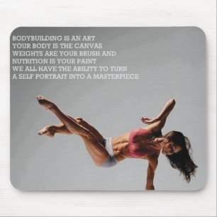 Fitnessworkout-Turnhallen-Motivation Mousepad