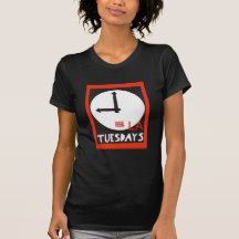Fitted Damen LA-Dienstags-T-Shirt