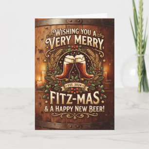 Fitz-mas-Bier-Weihnachtskarte Karte