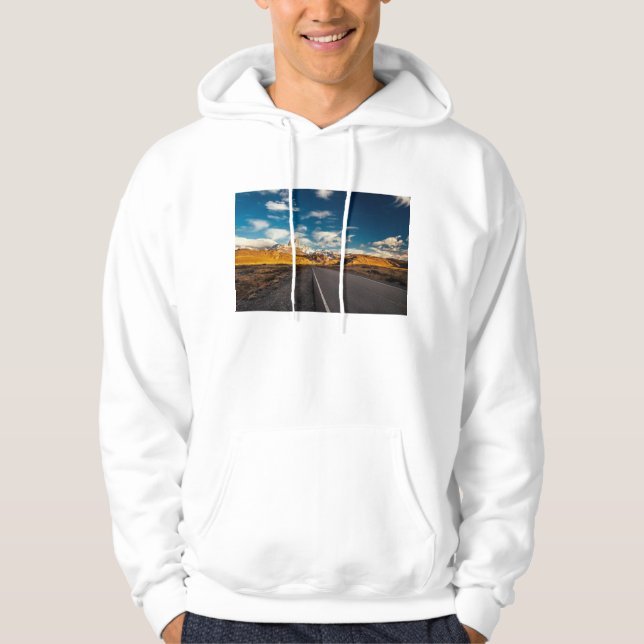 Fitz Roy im Morgen-Licht Hoodie (Vorderseite)