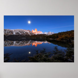 Fitz Roy Reflexion Poster