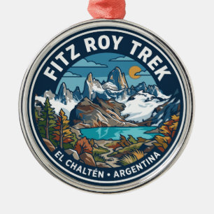 Fitz Roy Trek El Chaltén Argentinien Ornament Aus Metall