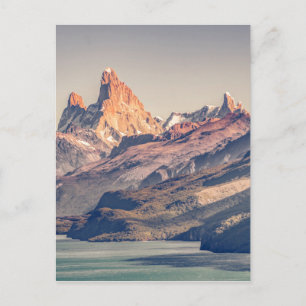 Fitz Roy und Poincenot Mountains Patagonia Postkarte
