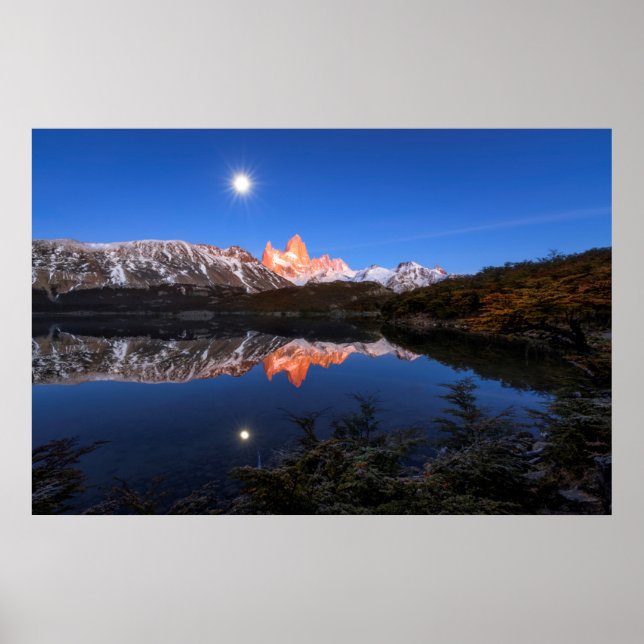 Fitz Roys Reflektion Poster (Vorne)