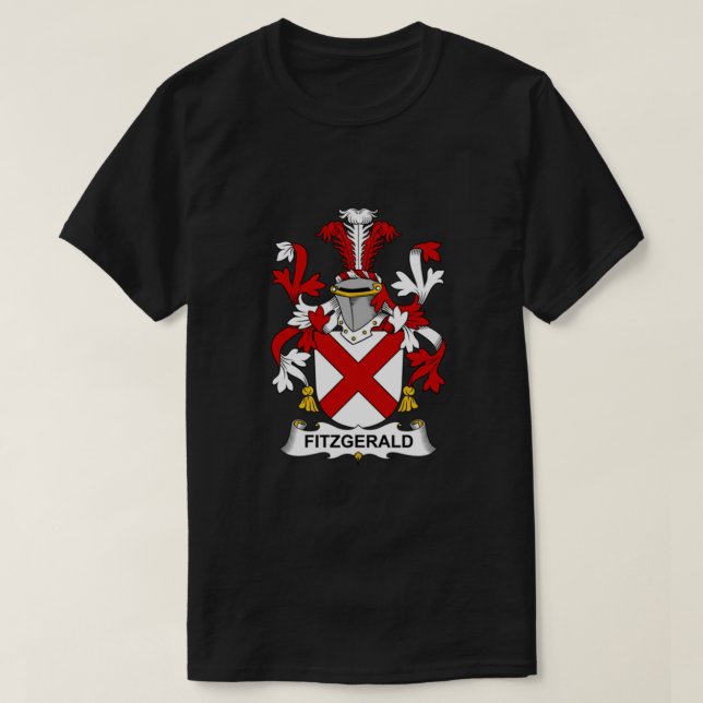 Fitzgerald Coat of Arms - Familienwappen Shirt  (Design vorne)