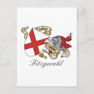Fitzgerald Familienwappen Postkarte