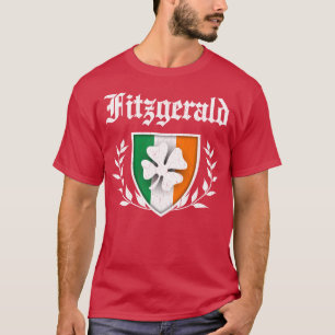 Fitzgerald Family Kleeblatt Wappen Vintage Not T-Shirt