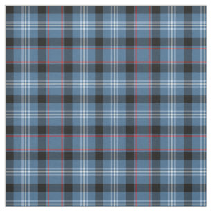 Fitzgerald Tartan Patan Blue Irish Kariert Stoff
