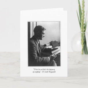 Fitzgerald "That's the beginning" Greeting Card Karte