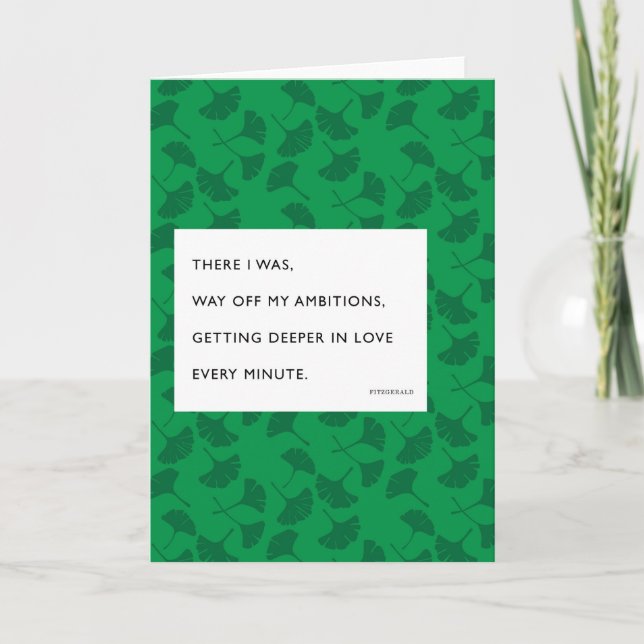 Fitzgerald tiefer in LiebeValentine Feiertagskarte (Vorderseite)