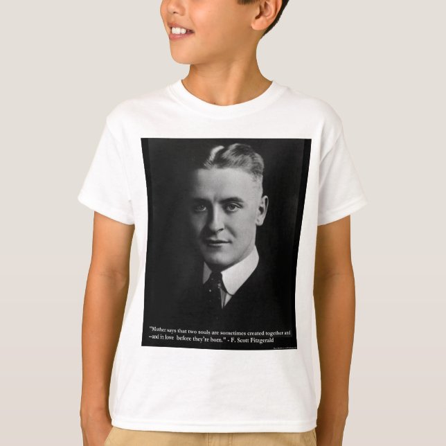 Fitzgerald "Two Souls" & Quote T-Shirts & Geschenk (Vorderseite)