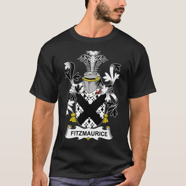 Fitzmaurice Coat of Arms Familienwappen T-Shirt (Vorderseite)