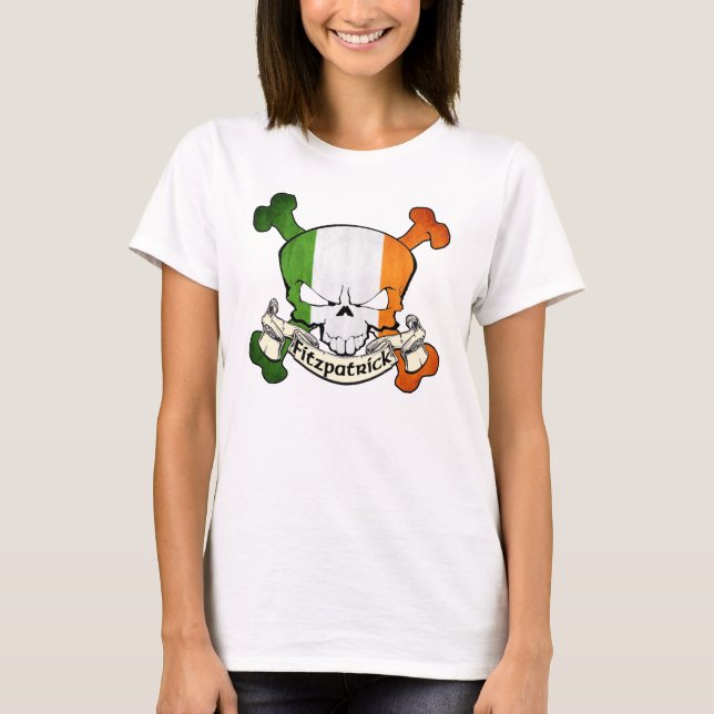Fitzpatrick Irish Skull T-Shirt (Vorderseite)