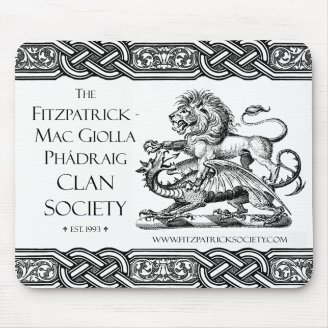 Fitzpatrick-Mac Giolla Phádraig Society Design I Mousepad (Vorne)
