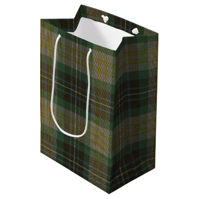 Fitzpatrick Tartan Mittlere Geschenktüte (Vorderseite Schrägansicht)
