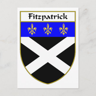 Fitzpatrick-Wappen/Familienwappen Postkarte