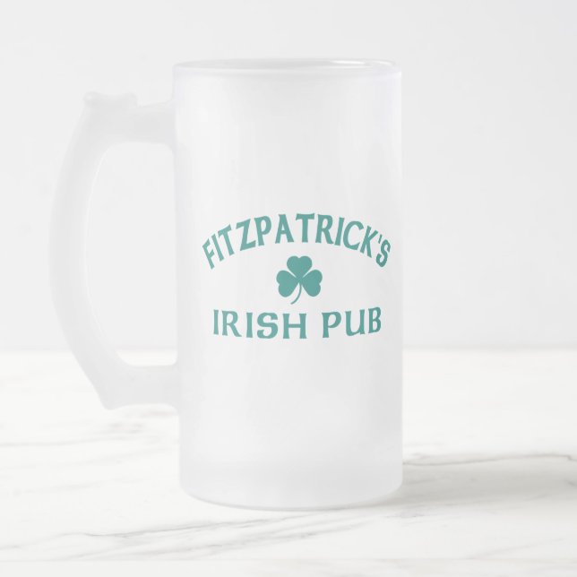 Fitzpatricks Irish Pub Mattglas Bierglas (Links)