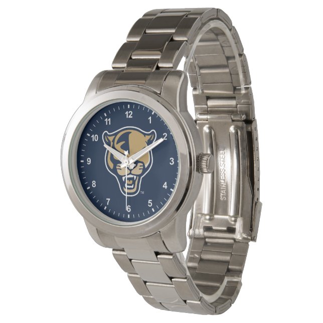 FIU Panther Head Armbanduhr (Schrägansicht)