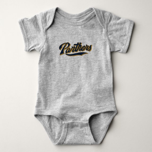FIU Panther Script Baby Strampler (Vorderseite)