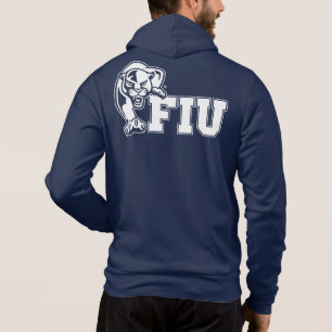 FIU-Panther - weißes Logo Hoodie