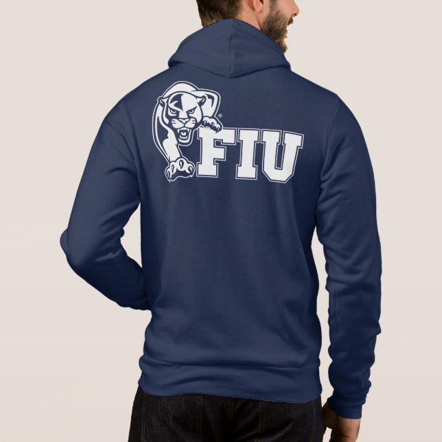 FIU-Panther - weißes Logo Hoodie (Rückseite)