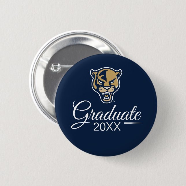 FIU Panthers Abschluss Button (Vorne & Hinten)