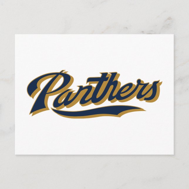 FIU Panthers Script Postkarte (Vorderseite)