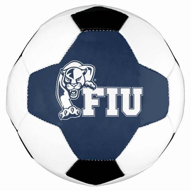 FIU Panthers - Weißes Logo Fußball (Vorderseite)