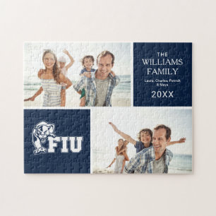 FIU Panthers - Weißes Logo Puzzle