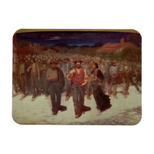 Fiumana (die menschlichen Gezeiten) 1895-96 (Öl Magnet