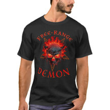 Fiunny Halloween Hell Demon Skull - Gotischer Horr