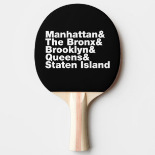 Five Boroughs ~ New York City Tischtennis Schläger