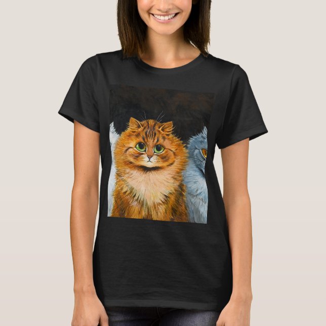 Five Cats by Louis Wain T-Shirt (Vorderseite)