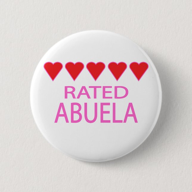 Five Heart Abuela Button (Vorderseite)