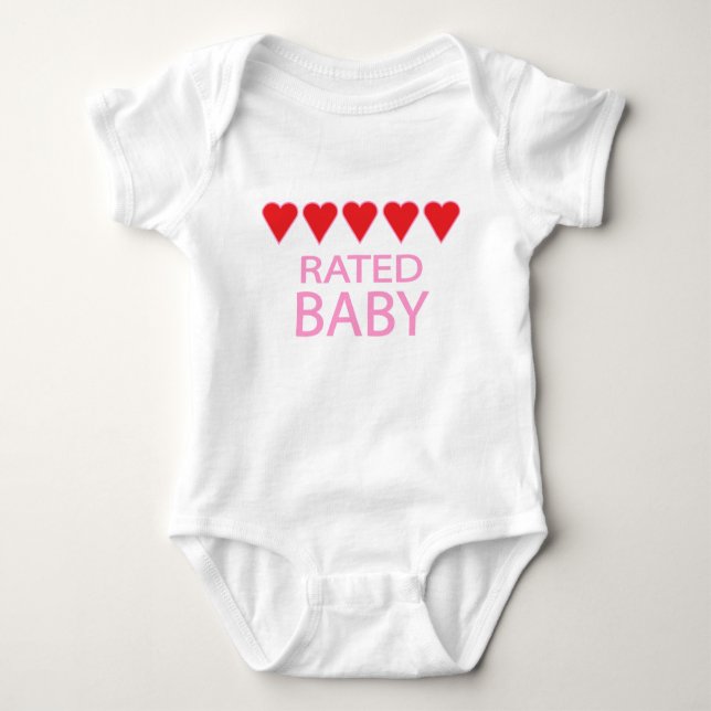 Five Heart Baby Strampler (Vorderseite)