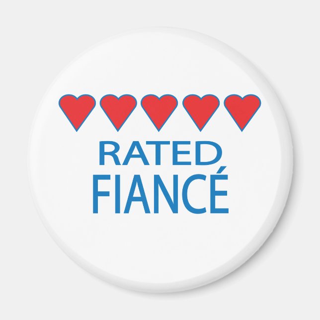 Five Heart Fiancé Magnet (Vorne)