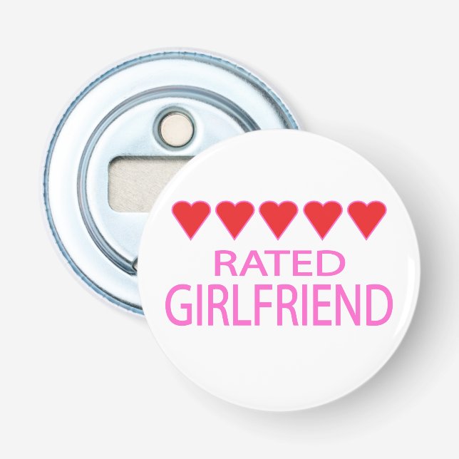 Five Heart Girlfriend Flaschenöffner (Vorderseite)