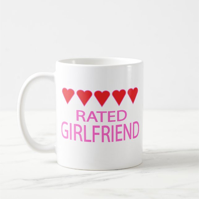 Five Heart Girlfriend Kaffeetasse (Links)