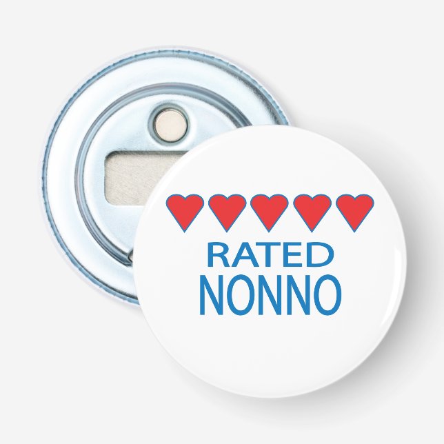Five Heart Nonno Flaschenöffner (Vorderseite)